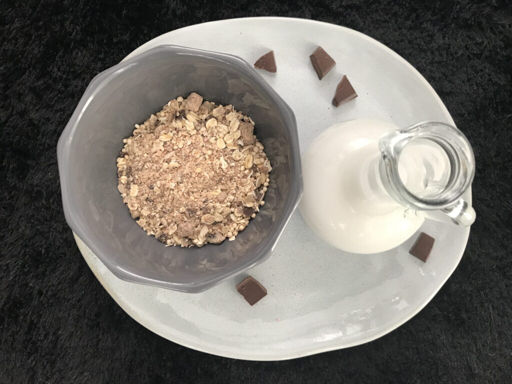 Vegán szuperkása kókuszos- étcsokoládés