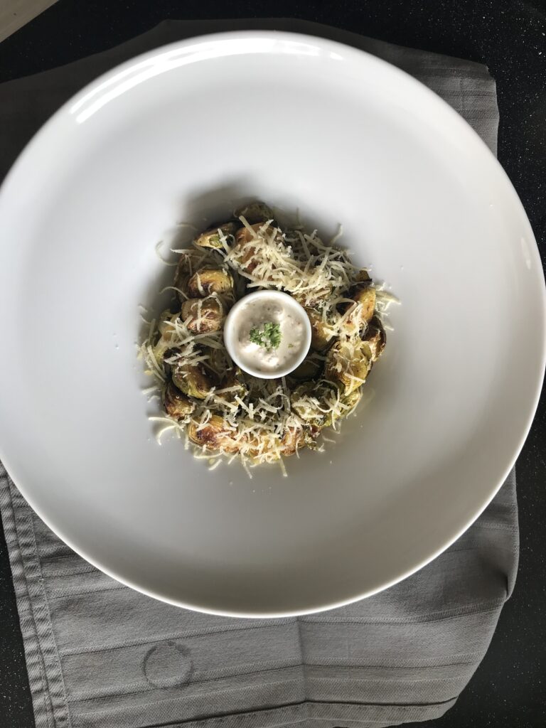 Sült kelbimbó parmezán szórással